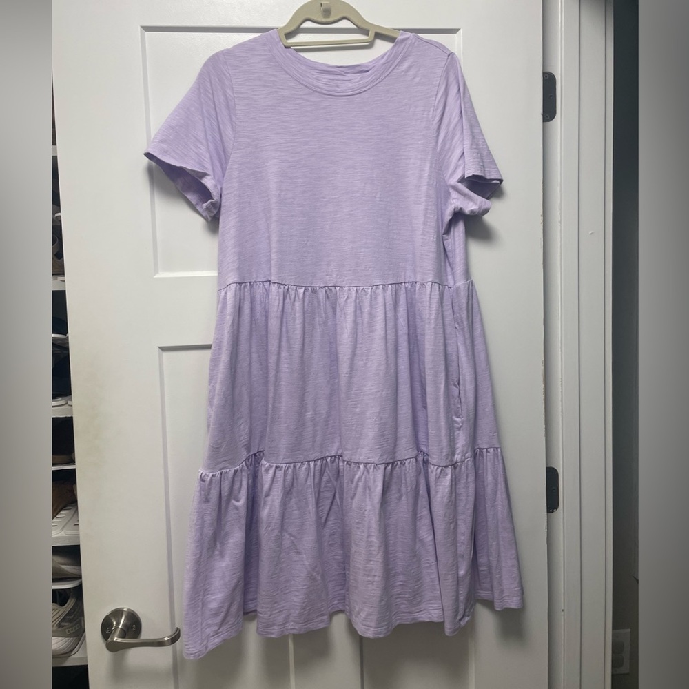 Old Navy Light Purple tiered Dress